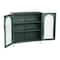 40&#x22; Dark Green Solstice Wide Metal Accent Cabinet